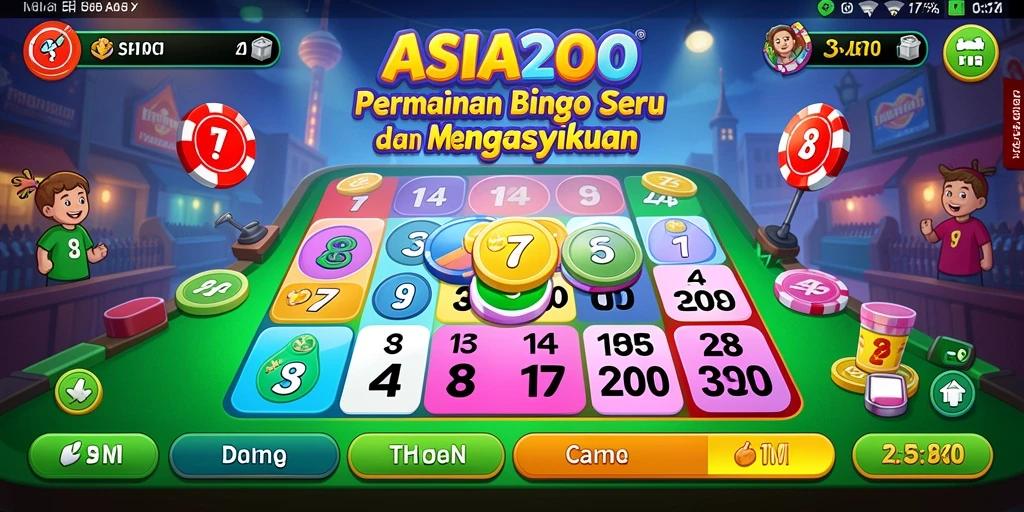 Tampilan gameplay ASIA200 yang memikat dalam permainan Bingo.