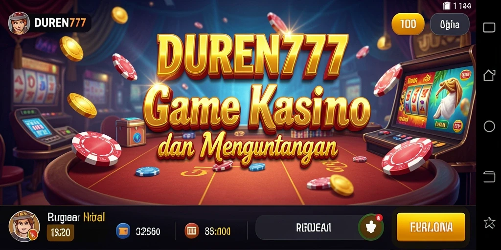 Tampilan menakjubkan dari gameplay Kasino DUREN777.