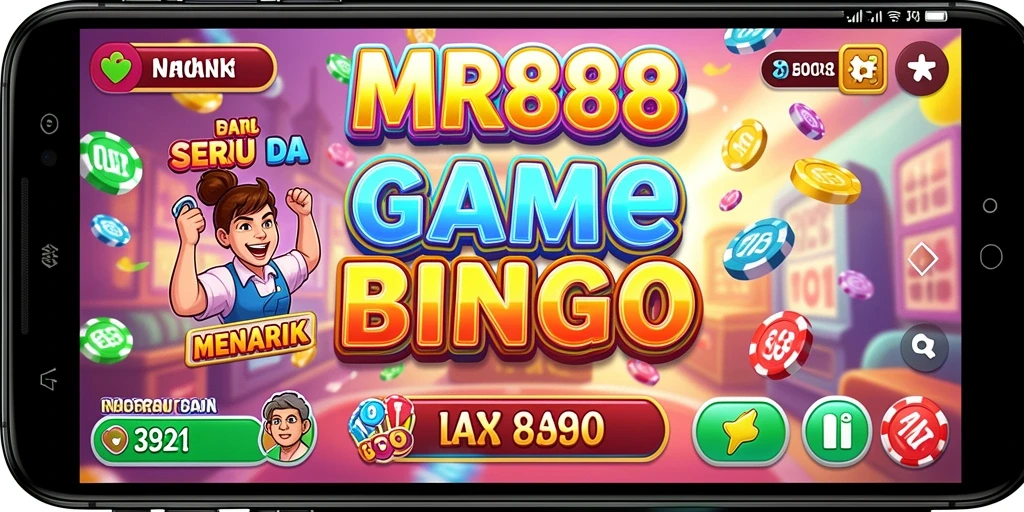 Tampilan gameplay MR888 yang seru dan penuh warna.