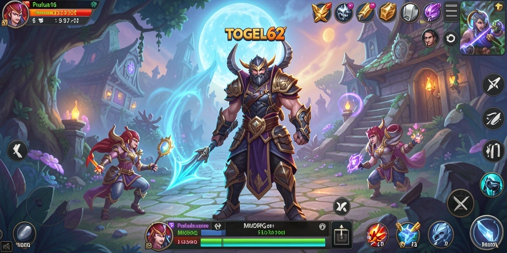 Screenshot utama TOGEL62 menampilkan aksi pertarungan seru dalam dunia MMORPG.